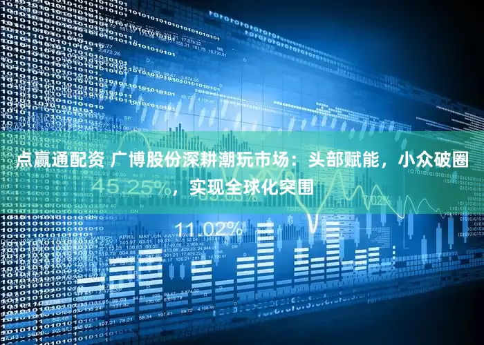 点赢通配资 广博股份深耕潮玩市场：头部赋能，小众破圈，实现全球化突围