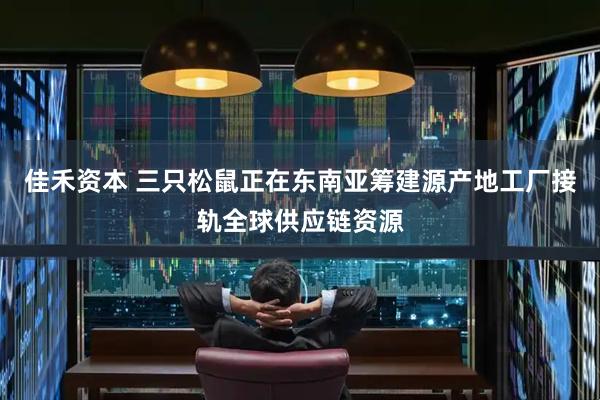 佳禾资本 三只松鼠正在东南亚筹建源产地工厂接轨全球供应链资源